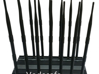 WiFi GSM CDMA 3G Cell Phone Signal Blocker, Full-Band Wireless Cell Phone Signal Jammer with 14 Antenna Jammer